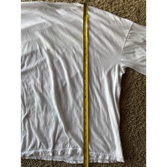 Vintage Neon Puerto Vallarta Single Stitched Poncho's XL White Surf T-Shirt - Picture 6 of 6